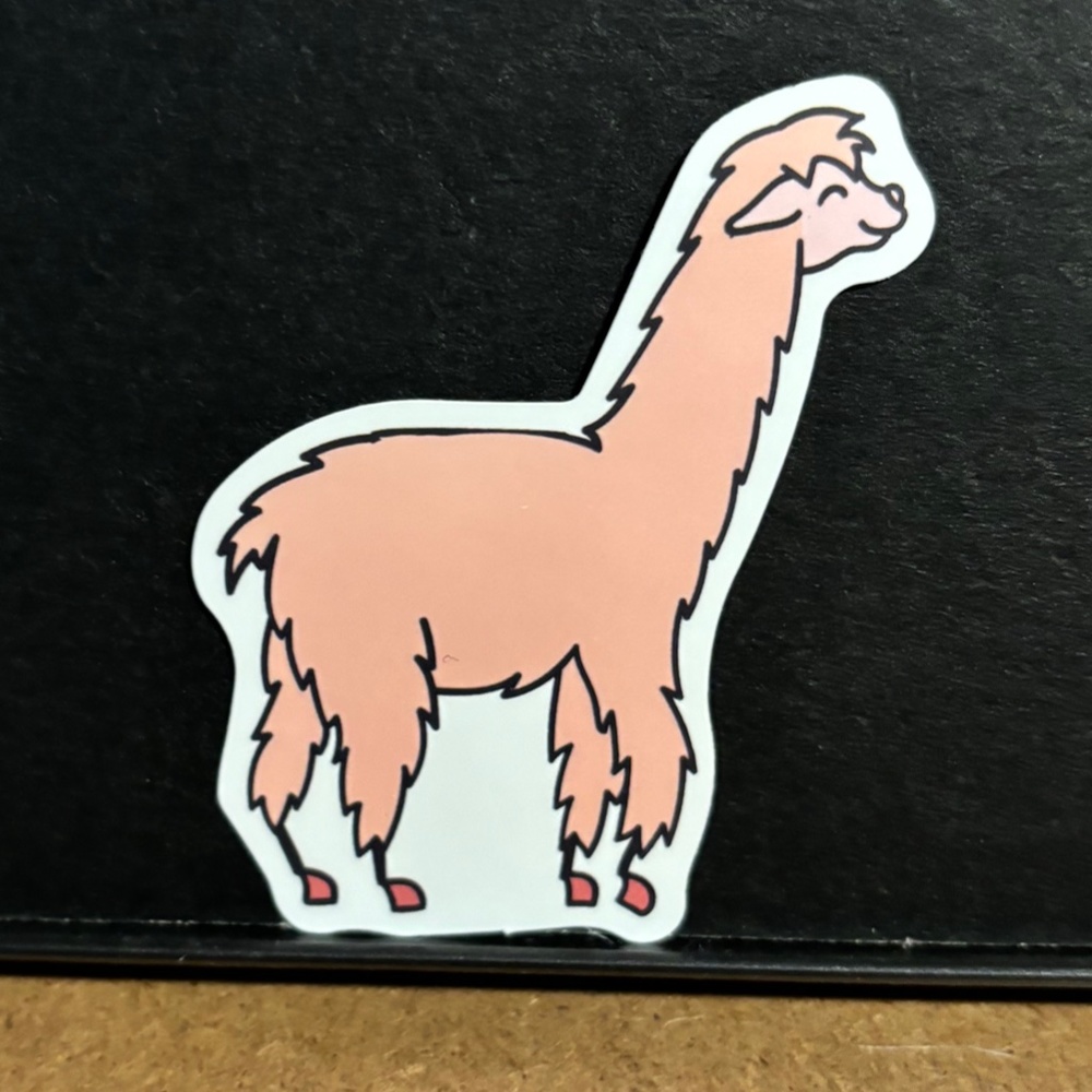 LLAMA WALKING STICKER
